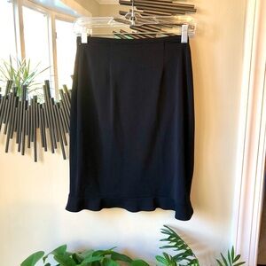 Club Monaco Black Trumpet Skirt